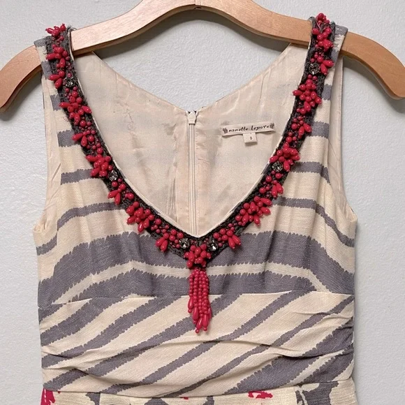 Nanette Lepore Cubist Shift Dress Sz 0 - Picture 2 of 8